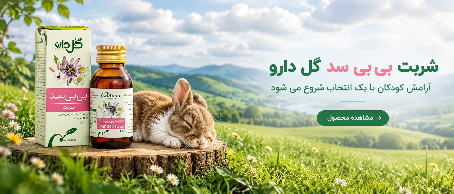 شربت بی بی سد گل دارو