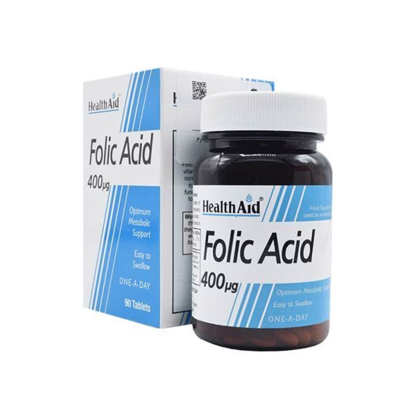 Health Aid Folic Acid 400 µg 90 Tabs