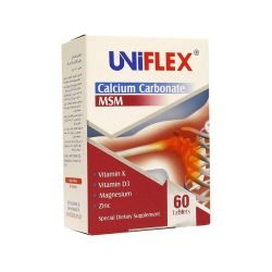 Liberty Uniflex Calcium Carbonate MSM 60 Tabs
