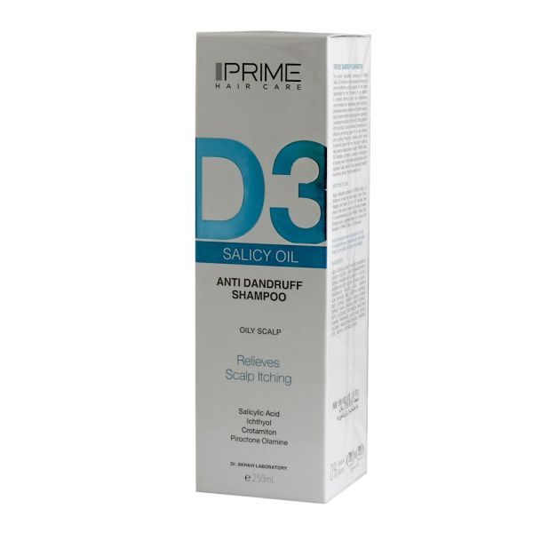 Prime D3 Anti Dandruff shampoo For Oily Scalp 250 ml