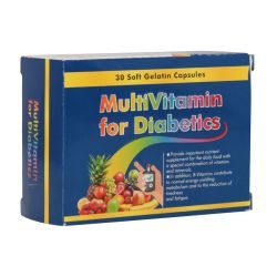 Daana Multivitamin For Diabetics 30 Soft Gelatin Capsules