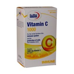 Eurho Vital Vitamin C 1000 mg 60 Tablets