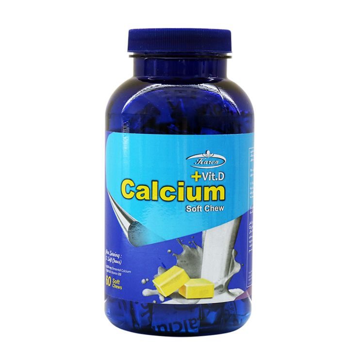 تافی کلسیم + ویتامین D کارن 60 عدد