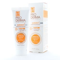 proderma lightening sunscreen and anti spot