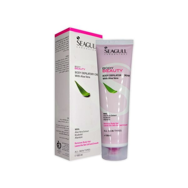 SEAGULL Body Depilatory Cream With Aloe Vera 100 mL